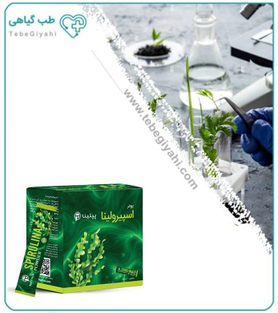 پودر اسپیرولینا سبز خوراکی (بسته 30 عدد)